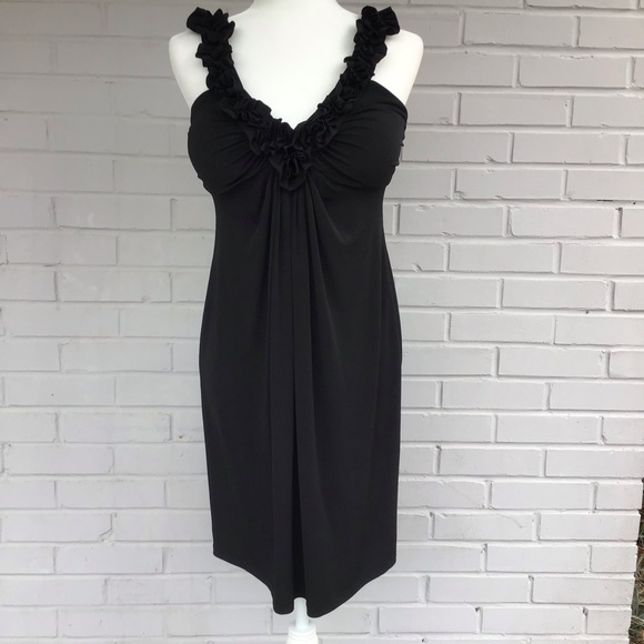 Enfocus Studio Dresses & Skirts - Fitted black ruffle dress